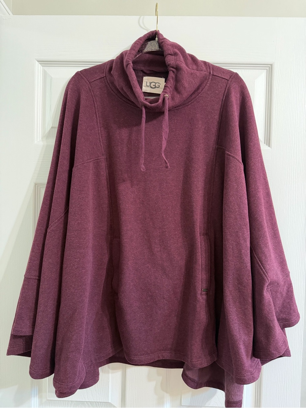 UGG Maroon Funnel Neck Pullover Sweater